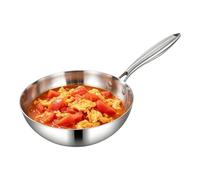 Générique Woks in acciaio ydable Padella profonda senza rivestimento