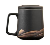 Générique Workplace Infuser Mug - Teacup With Lid, Tea Mug With Infister, 360 ml Filter Cup | Steeper Infister | 3,35 x 4,72 x 4,53 Inches Steeper Cup For Men, Women, Lovers, Home, Uffizi