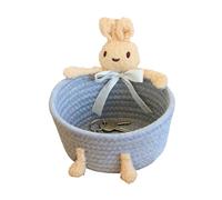 Générique Woven Storage Box - Aesthetic Storage Basket, Fabric Basket for Nursery Room Display, Fabric Bins with Cute Design, Home Accessory Clothes Arrangement, Box Organizers for Closet