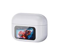 Générique XG42 Auricolari Clip con Schermo A Colore, Cuffie Audio Open-Ear Wireless con IA per Corse, Sport, Fitness - Nero/Bianco (PC+ABS)