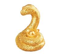 Générique Year of The Snake Statua - Resin Sculpture, Lucky Figurine | Snake Ornament with Collectible Design, Decorative Figurine for New Year Celebration, Desktop Decoration, Shelf Disp