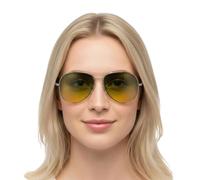 Générique Yellow Safety Goggles, Low Light Vision Support Function, Lightweight Ergonomic Frame Advantage, Polarized Lens Reflection Control, Driving Eyewear Category, Home Travel Car Use