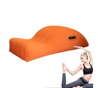 Générique Yoga Chair Lounge, Pilates Stretching Chair, Foldable Exercise Support Sofa, 37,8 x 15,75 pollici Lightweight Design, Inflatable Training Lounger for Travel, Home, Pilate Workouts