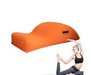 Générique Yoga Chair Lounge, Pilates Stretching Chair, Inflatable Foldable Design Support, Confortevole Backrest Lounger, Large Size Purple, for Home Travel Pilate Exercise Training