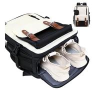 Générique Zaino Da Viaggio - Zaino Da Viaggio Leggero | School Luggagagne Bookbag Per Il Lavoro College Escursionismo Ragazzi Ragazze Airplane Computer Studio Escursionismo, Bianco e nero, Se référer
