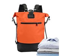 Générique Zaino impermeabile | 25L Borsa robusta con chiusura a rullo - Zaino da campeggio, per gli uomini, campeggio, alpinismo, escursionismo, spiaggia, palestra, sport, arancione, Se référer au