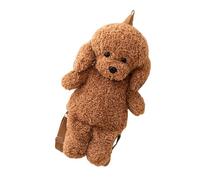 Générique Zaino in peluche animale | Borsa morbida a forma di animale | Zaino a forma di cane carino per ragazze scuola donne vacanze all'aperto, marrone, Se référer au descriptif, Fare riferimento