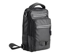 Générique Zaino per materiale - multifunzionale impermeabile comprendente un supporto per canna e partizioni per ingranaggi, una tracolla unica ideale per organizzare le esche e