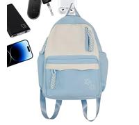 Générique Zaino scolastico - Zaino per adolescenti,Borsa leggera per studenti per scuola, escursioni e viaggi d'affari, blu, Se référer au descriptif, riferimento alla descrizione