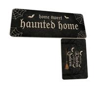 Générique Zerbino di Halloween, tappeto da cucina di Halloween, tappeto da cucina antiscivolo, 2 pezzi, per Halloween, cucina sotto il per casa, cucina e bagno