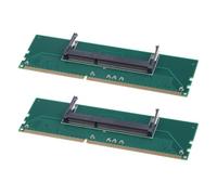Generisch 1 paio di adattatori universali per scheda di memoria DDR3 200 pin SO DIMM a 240 pin DIMM per computer desktop, installazione semplice, adattatore rapido