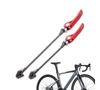 Generisch 1 paio di bulloni a sgancio rapido per mozzi della bicicletta | Leva a sgancio rapido per l'asse del mozzo della ruota per ciclismo, mountain bike, escursioni, viaggi