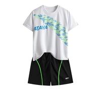 Generisch 1 x Abbigliamento Ragazzo Ragazzo Abbigliamento Casual Asciugatura Rapida Abbigliamento Ragazzo Ragazzo Ragazza T-shirt Estate e Shorts Set 2 Pezzi T Shirts 152 Ragazzi, Wh5., 13- 14 anni