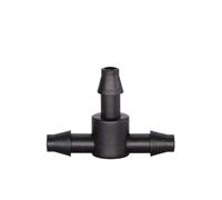 Generisch 10-1000 pezzi Garden Water Connector Drip Irrigation for 1/4'' Tubing Hose Accessories Joint Barbed Tees Cross Eng Adapter (H,200PCS)