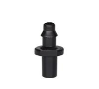 Generisch 10-1000 pezzi Garden Water Connector Drip Irrigation for 1/4'' Tubing Hose Accessories Joint Barbed Tees Cross Eng Adapter (Suit, 200 pezzi)