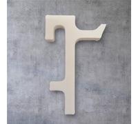 Generisch 10 ganci per piastra forata SKADIS, accessori compatibili V21004 (bianco)