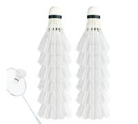 Generisch 12 palle da badminton Shuttle Indocor Scdhlacg per allenamento | Palle da badminton per il campo esterno, per famiglie, studenti, riunioni sportive