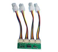 Generisch 12 V 4 in 1 ventola quadrata per computer a 4 pin, regolatore di velocità, simulatori PCB per una gestione efficace del calore, modulatori di ventola per computer