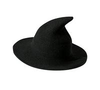 Generisch 13 cappelli da baseball con tesa grande, pieghevole, da donna, all'uncinetto, caldi, da baseball, Nero , Taglia unica