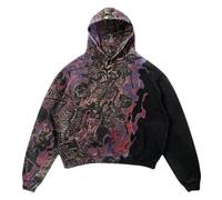 Generisch 18 felpe con cappuccio da uomo e da uomo, con cappuccio, slim fit, stampa, casual, streetwear, felpa con cappuccio, per l'uso quotidiano, per sport all'aria aperta, calda da uomo, Altro