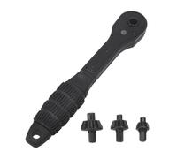 Generisch 2 in 1 martello perforatore a cricchetto - Strumento di ricambio per chiave mandrino | cricchetto a doppia testa per riparazione veicoli e manutenzione della bicicletta