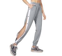Generisch 2 pantaloni colorati da donna, pantaloni da jogging verso l'alto, pantaloni caldi attivi, per le donne, per il tempo libero, grigio., L