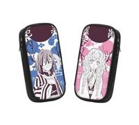 Generisch 2 pezzi giapponesi Demon anime Pencil Case Bag, Large Capacity Stationery Bag, Pencil Case for Teenags, Suitable for Pencil Case Bag with Student Stationery for Girls and Boys, Mitsuri