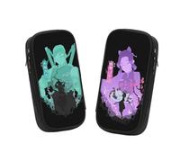 Generisch 2 pezzi giapponesi Demon anime Pencil Case Bag, Large Capacity Stationery Bag, Pencil Case for Teenags, Suitable for School Bag with Student Stationery for Girls and Boys, Tengen, Anime