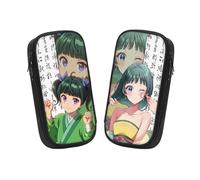 Generisch 2 sacchetti per matite Apothecary Diaries Anime, grande capacità di stationery bag, portapenne per adolescenti, adatto per la scuola con student Stationery for Girls and Boys, Cat-1, Anime