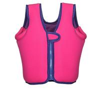 Generisch 2025 costume da bagno da ragazza bikini costumi da bagno per bambini bambini tinta unita schiuma gilet di salvataggio gilet nuoto all'aperto bikini bambini, Colore: rosa., 3-4 Anni