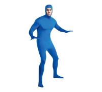Generisch 2025 - Costume stealth da uomo, tuta per spettacoli e spettacoli, abito stealth nero per Halloween Miles Morales Cosplay costume bambini (Sky Blue, 190.00)