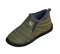 Generisch 2025 grandi scarpe e stivali freddi da uomo e da donna senza cotone con vecchi stivali ispessiti, scarpe casual calde scaldamuscoli in pelliccia da donna, Schwarzish verde, 38 EU