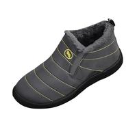 Generisch 2025 grandi scarpe e stivali freddi da uomo e da donna senza cotone con vecchi stivali ispessiti, scarpe casual calde scaldamuscoli in pelliccia da donna, grigio., 41 EU