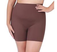 Generisch 2025 Mutande corte da donna slip-intimo colore puro comodo design a quattro zampe per la gonna casual a casa indossabile per tutta la stagione, caffè, M