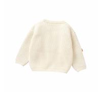 Generisch 2025 Neonato Ragazza Ragazzo Girocollo Halloween Abiti Manica Lunga Maglione Maglia 40 5, beige., 6-9 Mesi