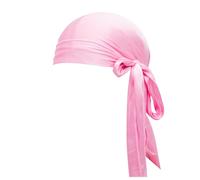 Generisch 2025 Opzioni multicolori Durag | Silk Du Rags per uomini donne | Perfetto per trecce ondulate riccioli cappello da pescatore bambini, Colore: rosa., Taglia unica