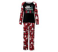 Generisch 2025, set accogliente per feste di Natale, ore di sonno rilassanti con elegante decorazione in pizzo, pratica abbottonatura a tre fili, Nero , M