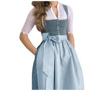 Generisch 2026 - Abito da donna tinta unita con abito casual misericordia costume cosplay, grigio., XXL