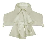 Generisch 2026, abito medievale per cosplay, elegante abito in pizzo bianco, accessorio per costume storico, moda per tutto l'anno, per il tempo libero, esperienza confortevole