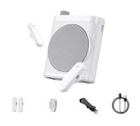 Generisch 2026 Amplificatore vocale professionale con microfono Lavalier wireless portatile ricaricabile ideale per lezioni incontri lezioni attività all'aperto (A, 10,5 x 10 x 3,5 cm)