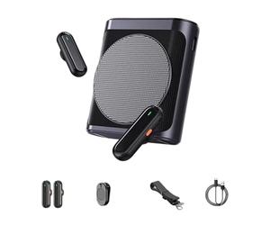 Generisch 2026 Amplificatore vocale professionale con microfono Lavalier wireless portatile ricaricabile ideale per lezioni incontri lezioni attività all'aperto (B, 10,5 x 10 x 3,5 cm)