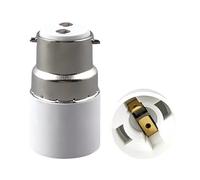 Generisch 2026 baionetta a vite adattatore per ventilatore da soffitto lampadario convertitore portalampada B22 E27 base universale per lampadine LED (A, 7 x 4 x 4 cm)