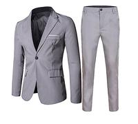 Generisch 2026 - Bambini Bambino Bambino Bambino Ragazzi Primavera Solido Pantaloni Manica Lunga Cappotto Abiti 2PC Abbigliamento Werder Maglia Bambini 128, grigio., 17-18 Jahre