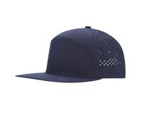 Generisch 2026 - Berretto da baseball da uomo con tesa piatta, berretto snapback regolabile, berretto traforato grande, Blu marino, Taglia unica