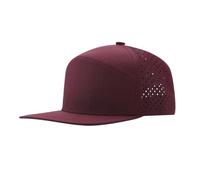 Generisch 2026 - Berretto da baseball da uomo con tesa piatta, berretto snapback regolabile, berretto traforato grande, Vino, Taglia unica