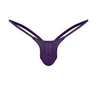 Generisch 2026 Biancheria intima da uomo come seducente perizoma con design sulla schiena libera per momenti intensi di passione, Lilla, 4XL