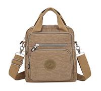 Generisch 2026 Borsa a mano Donna Multifunzionale Casual Crossbody Bag Donne Impermeabile Casual Crossbody Bag Tracolla Regolabile, beige., Einheitsgröße, Zainetto