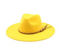 Generisch 2026 Cappelli da sole per il tempo libero all'aperto Grande tesa Cappello da sole elegante per ogni stagione, cappello da sole 92, giallo., Taglia unica