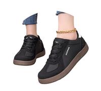 Generisch 2026 Classiche scarpe da allenamento tedesche per comfort alla moda, casual, piatte e leggere da indossare, Nero , 40 EU Larga