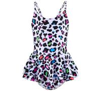 Generisch 2026 - Costume da bagno da bambina a squame di pesce vestito da ragazza fonte calda costume da bagno per bambini 80, bianco, 6-7 Anni
